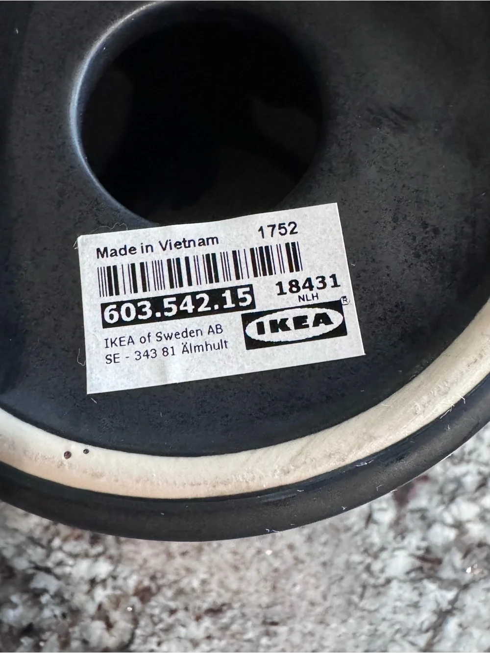 IKEA SINNESRO pillar/block candle holders in a black finish discontinued